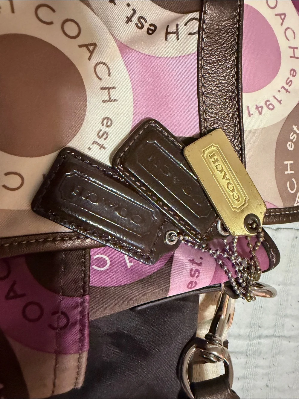 Coach crossbody circular